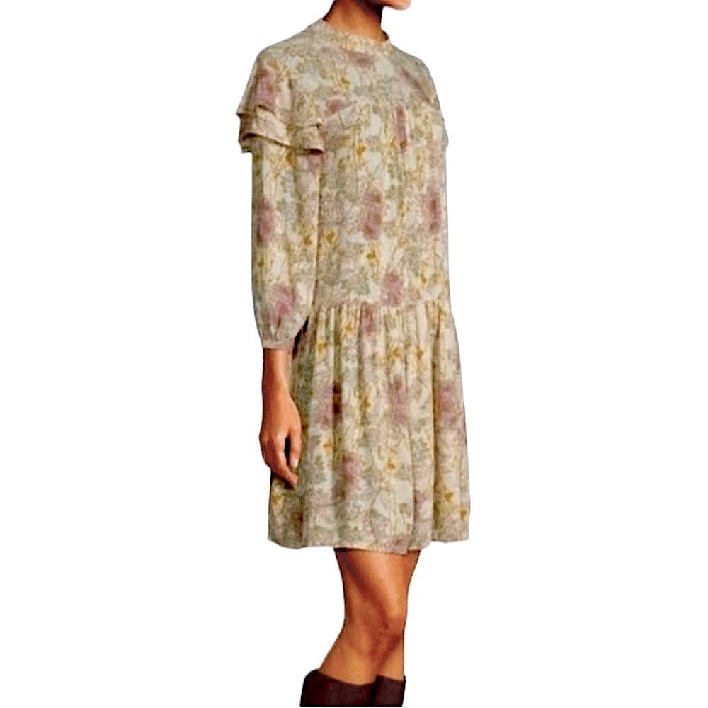 A.N.A. | Floral Long-sleeve Shift Dress Women’s Sz Large NWT🏷